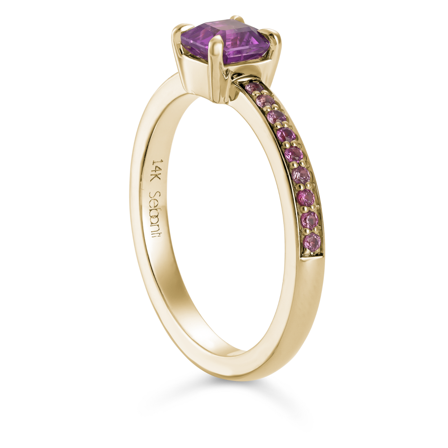 Purple Pixel Ring