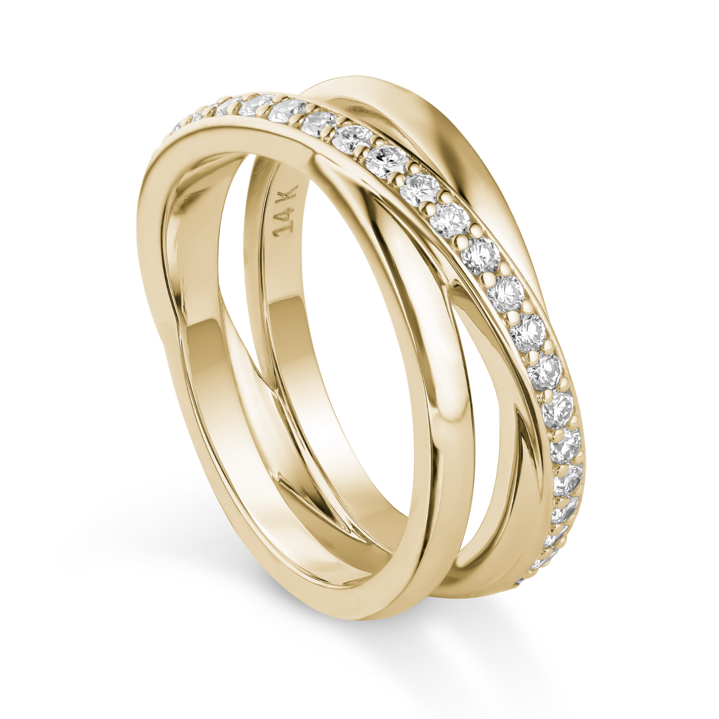 Layered Diamond Ring
