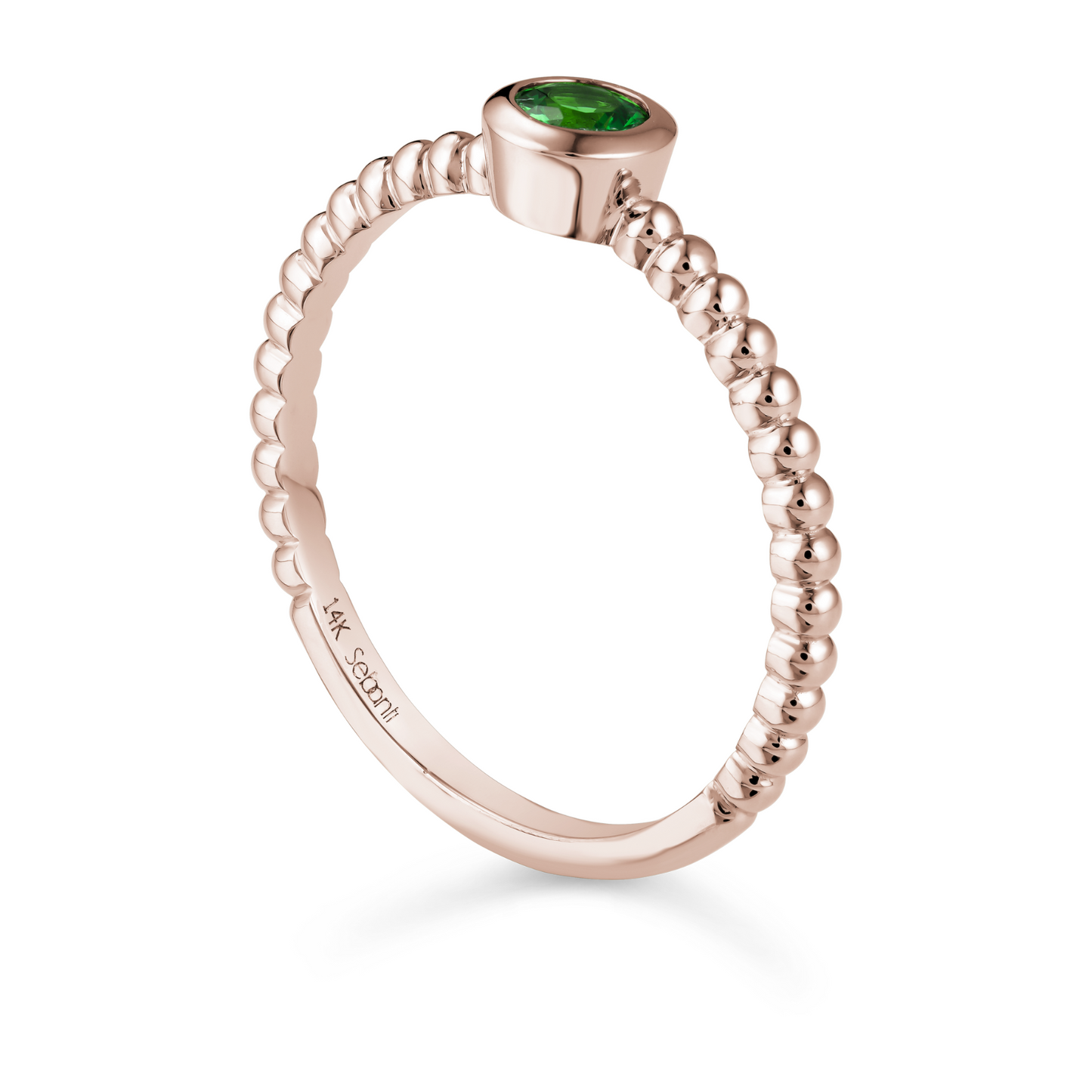 Tsavorite Stackable Ring
