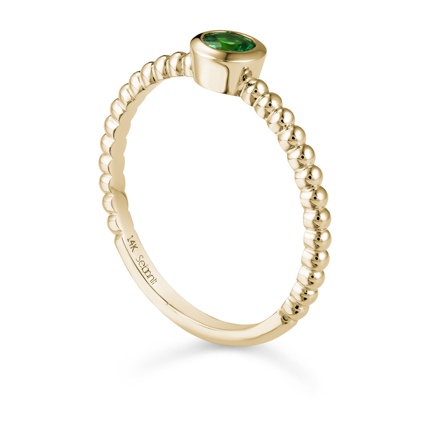 Tsavorite Stackable Ring