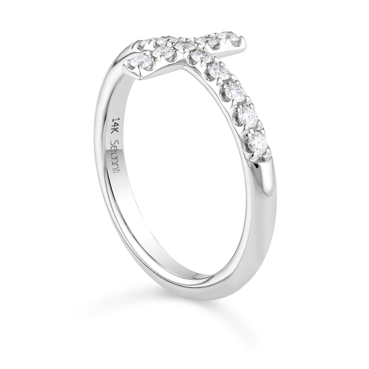 Diamond Cross Ring