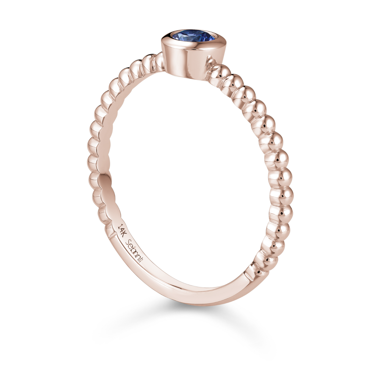 Blue Sapphire Stackable Ring