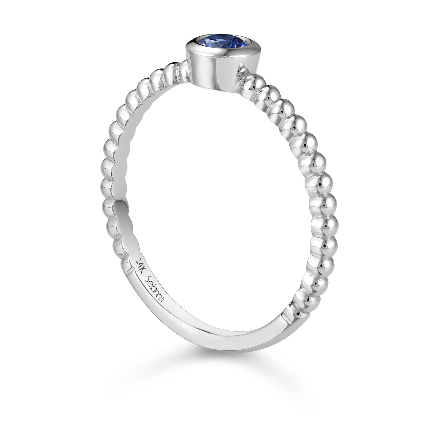 Blue Sapphire Stackable Ring