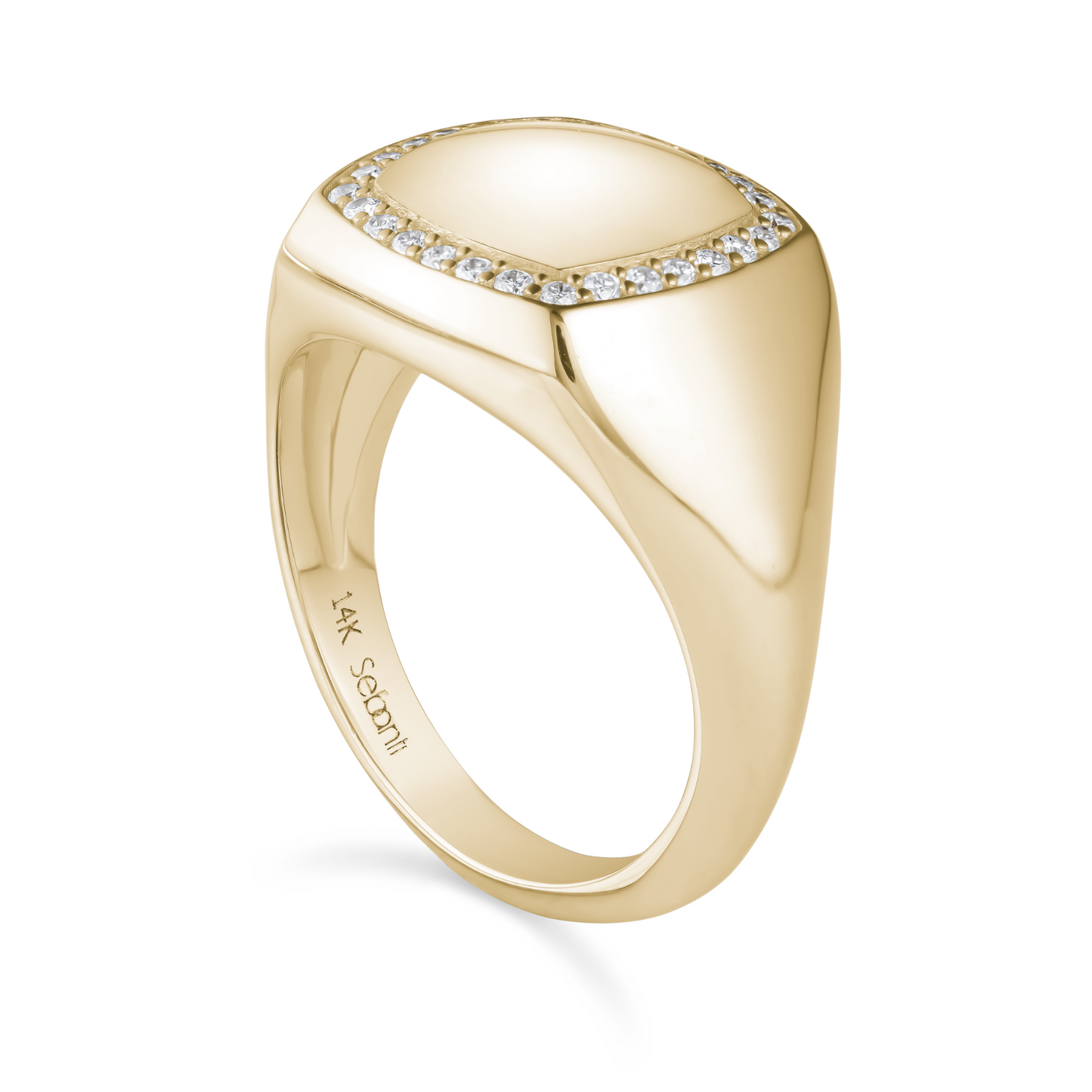 Diamond Pinky Ring
