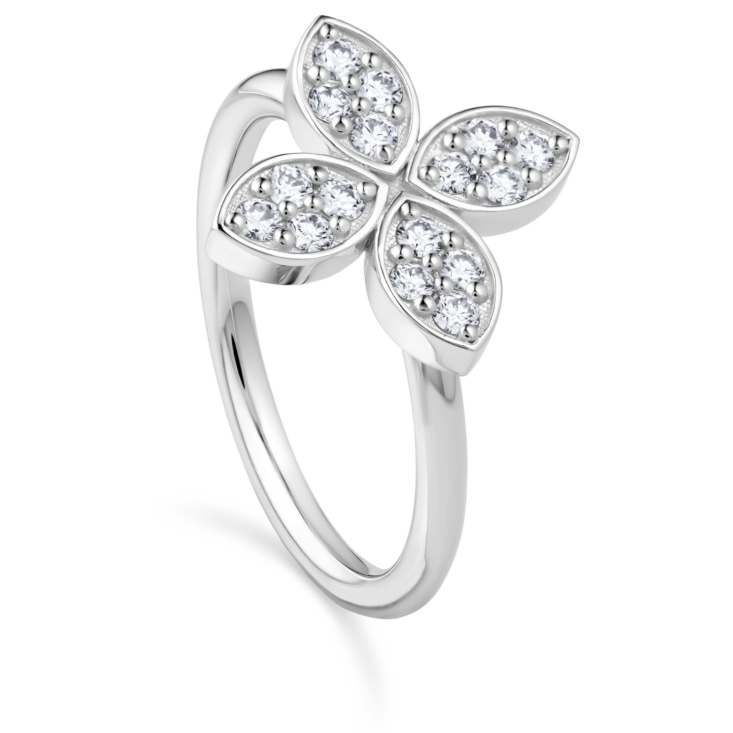 Floral Diamond Ring