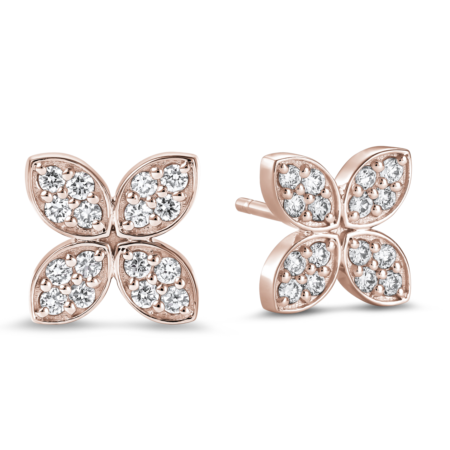 Flower Diamond Earrings