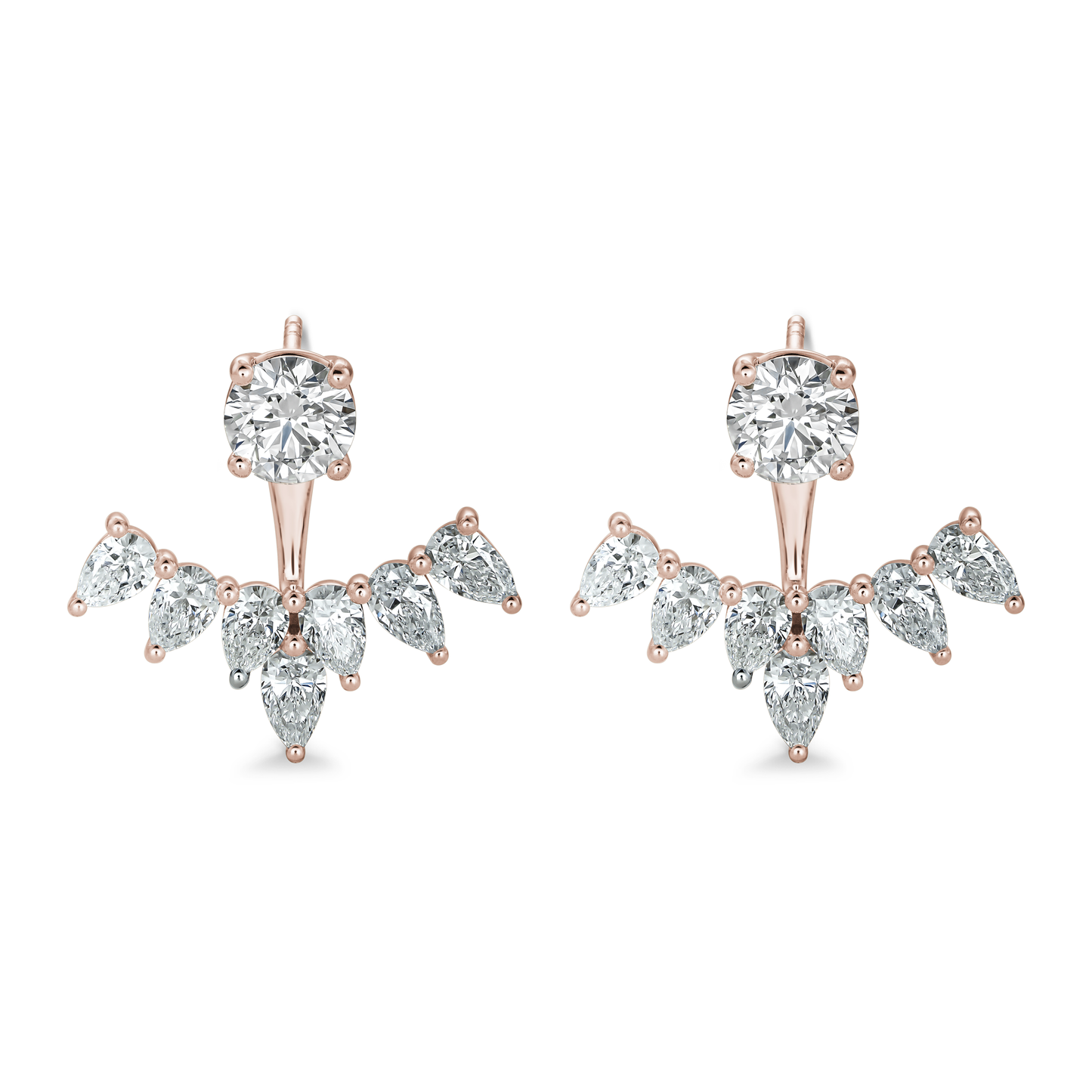 Diamond Jacket Earrings
