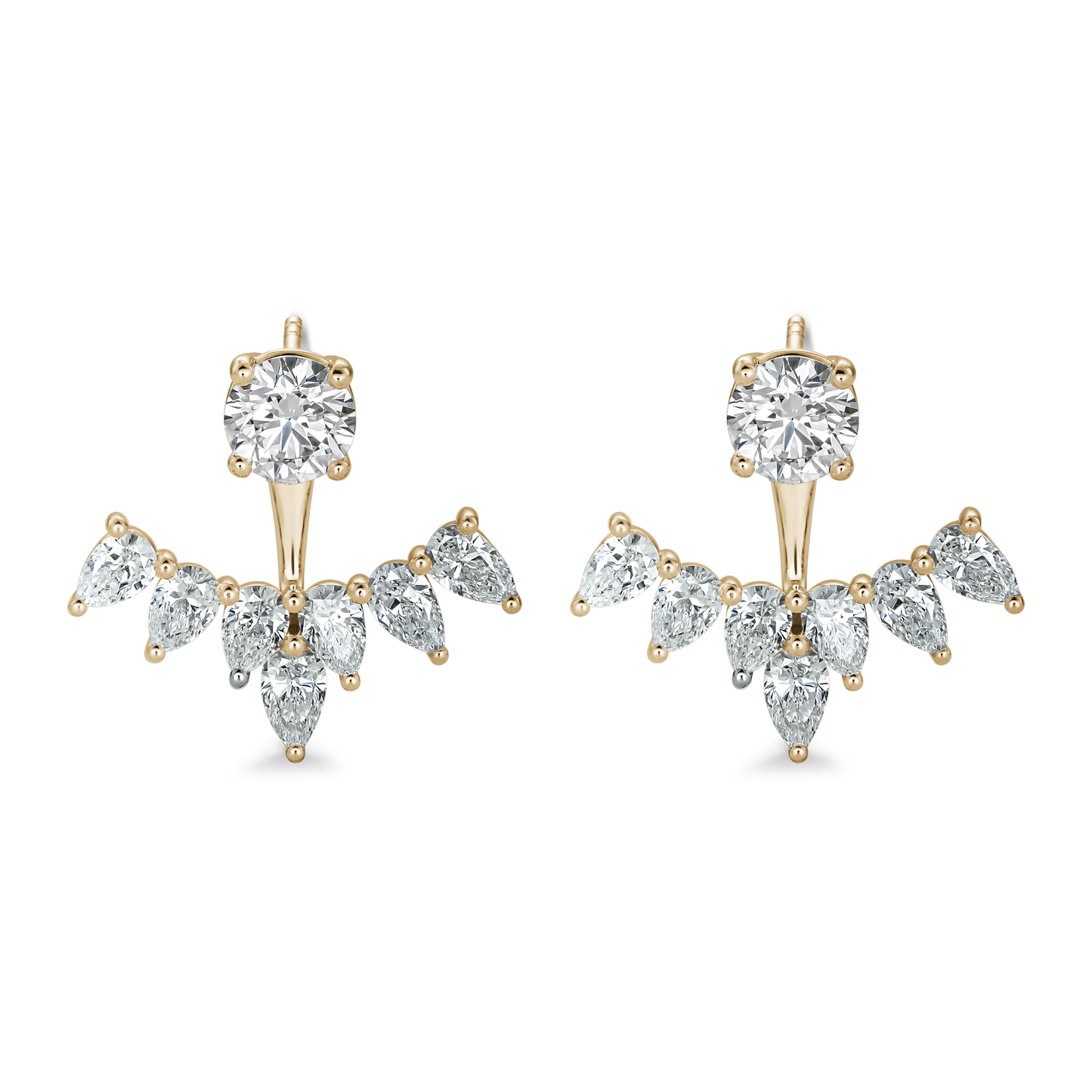 Diamond Jacket Earrings