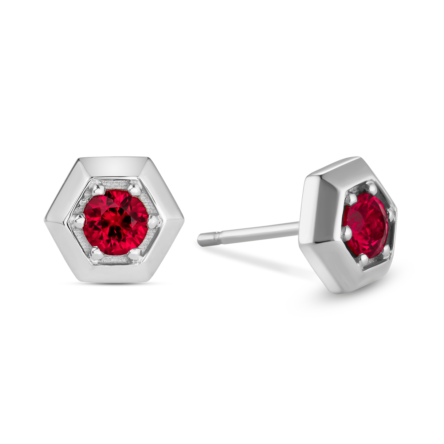 Fire Honey Stud Earrings