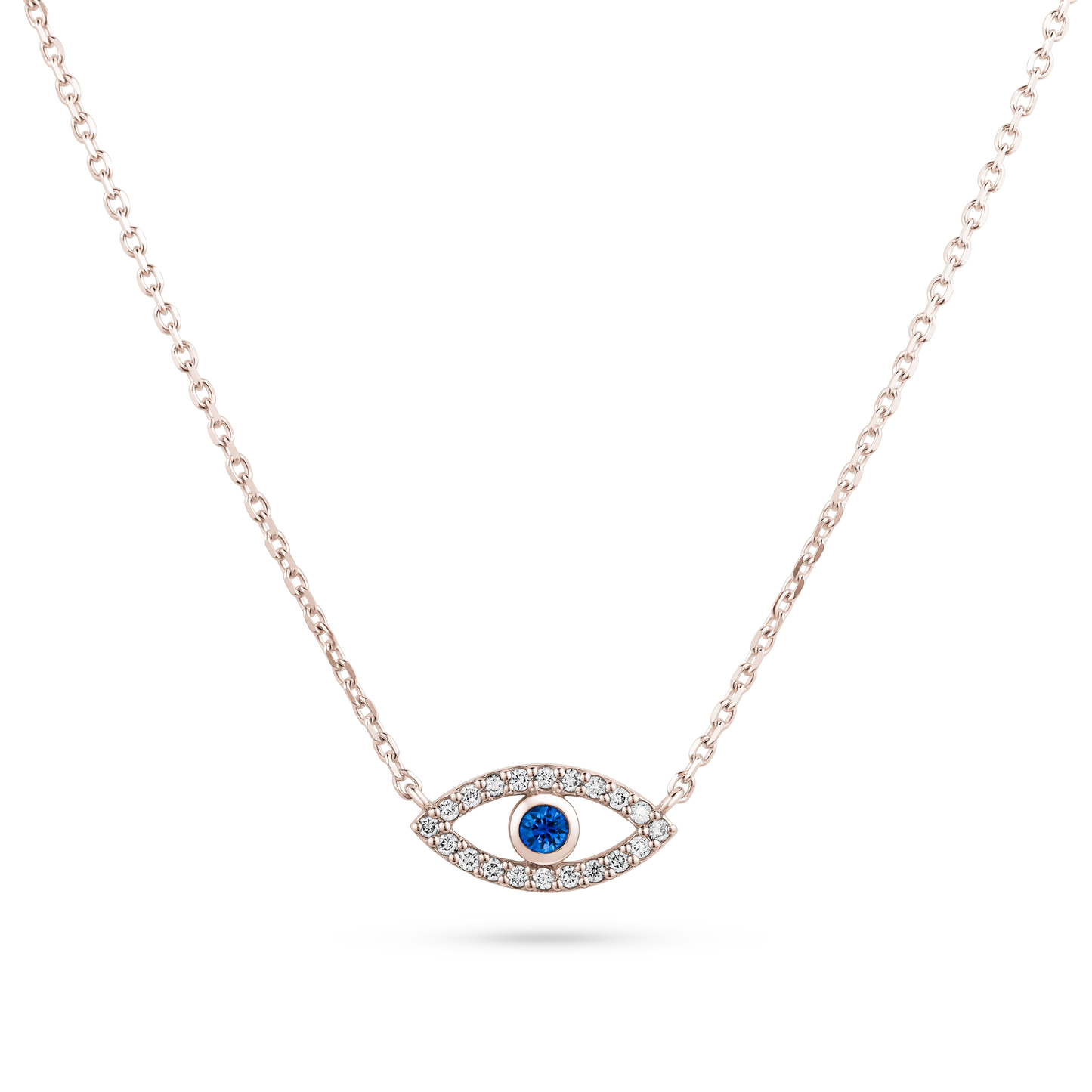 Evil Eye Diamond Necklace