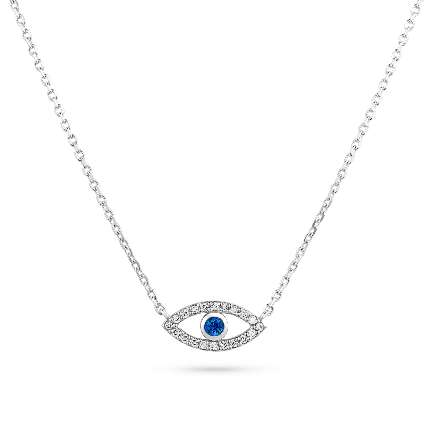 Evil Eye Diamond Necklace