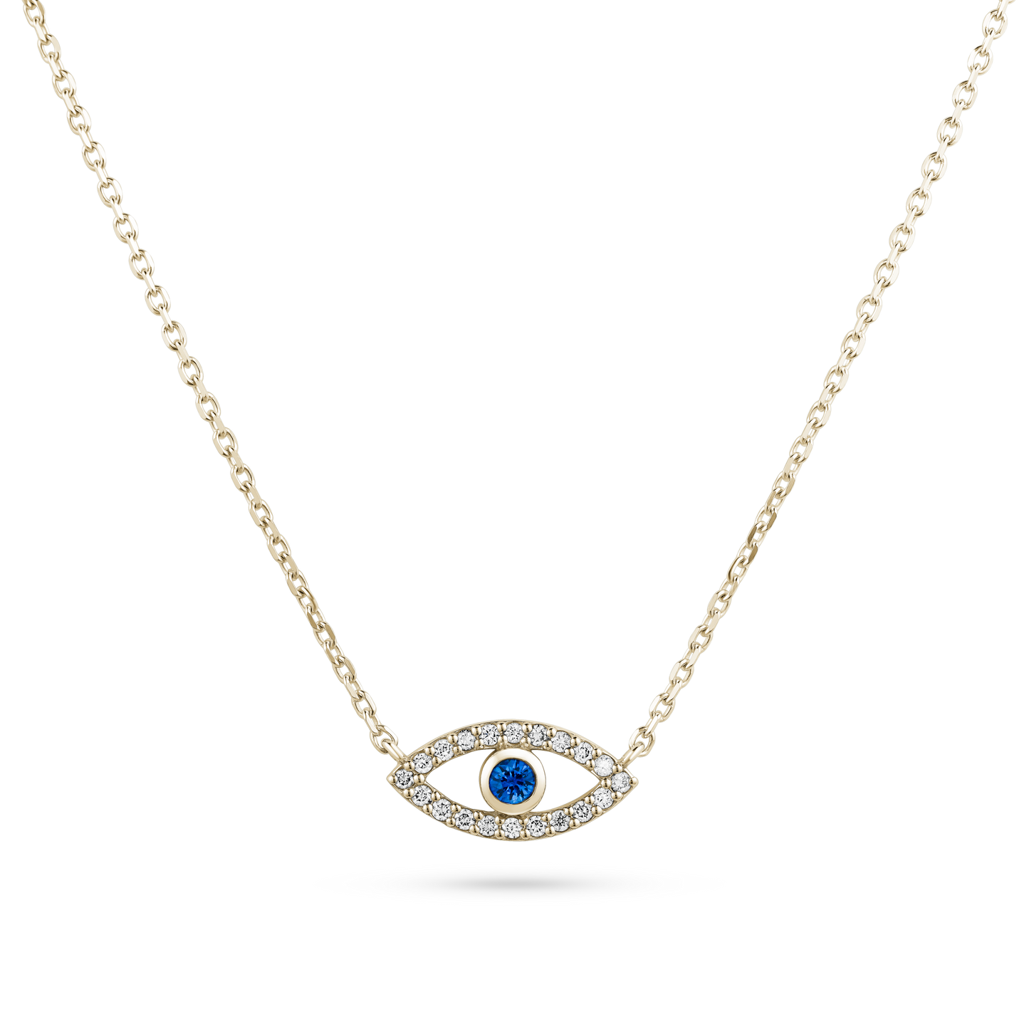 Evil Eye Diamond Necklace