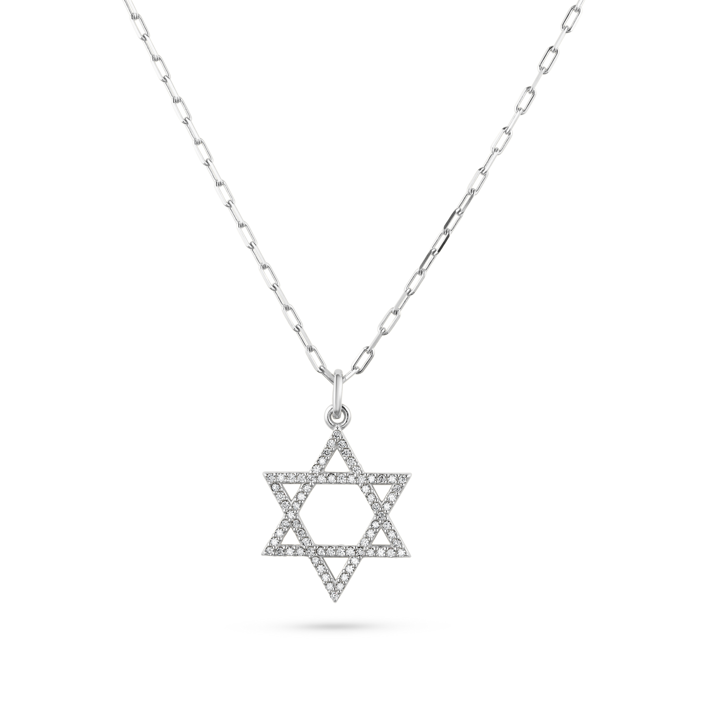 Star Of David Diamond Pendant