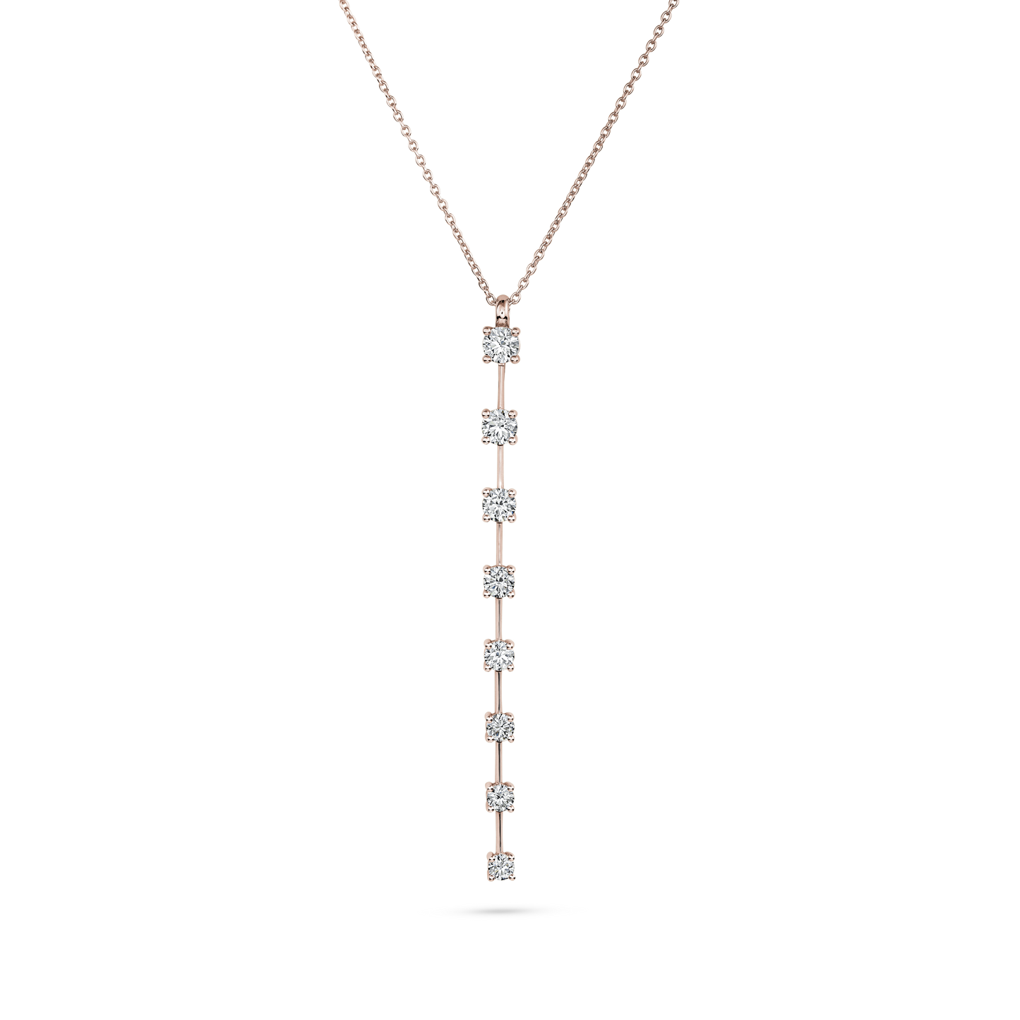 Eight-Stone Lariat Necklace