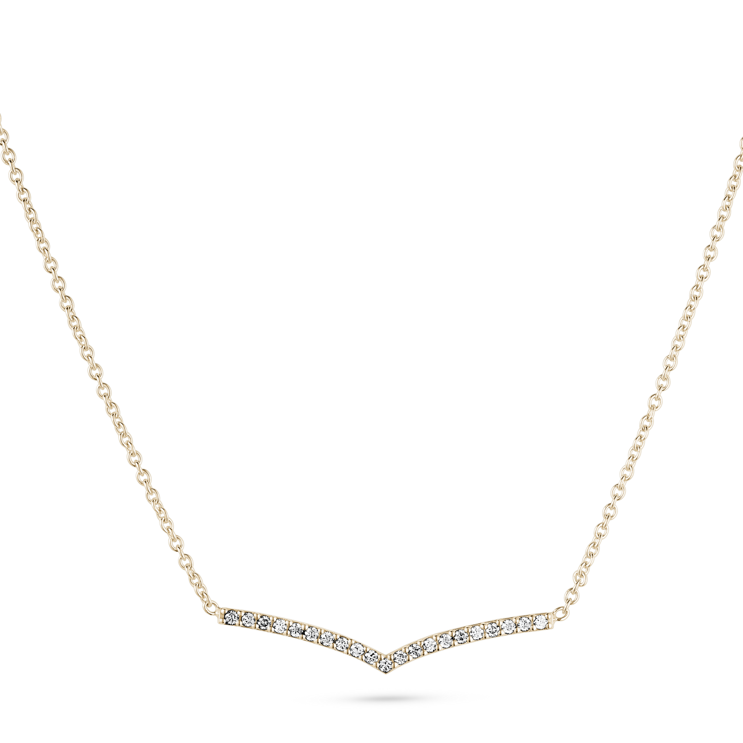 Chevron Diamond Necklace