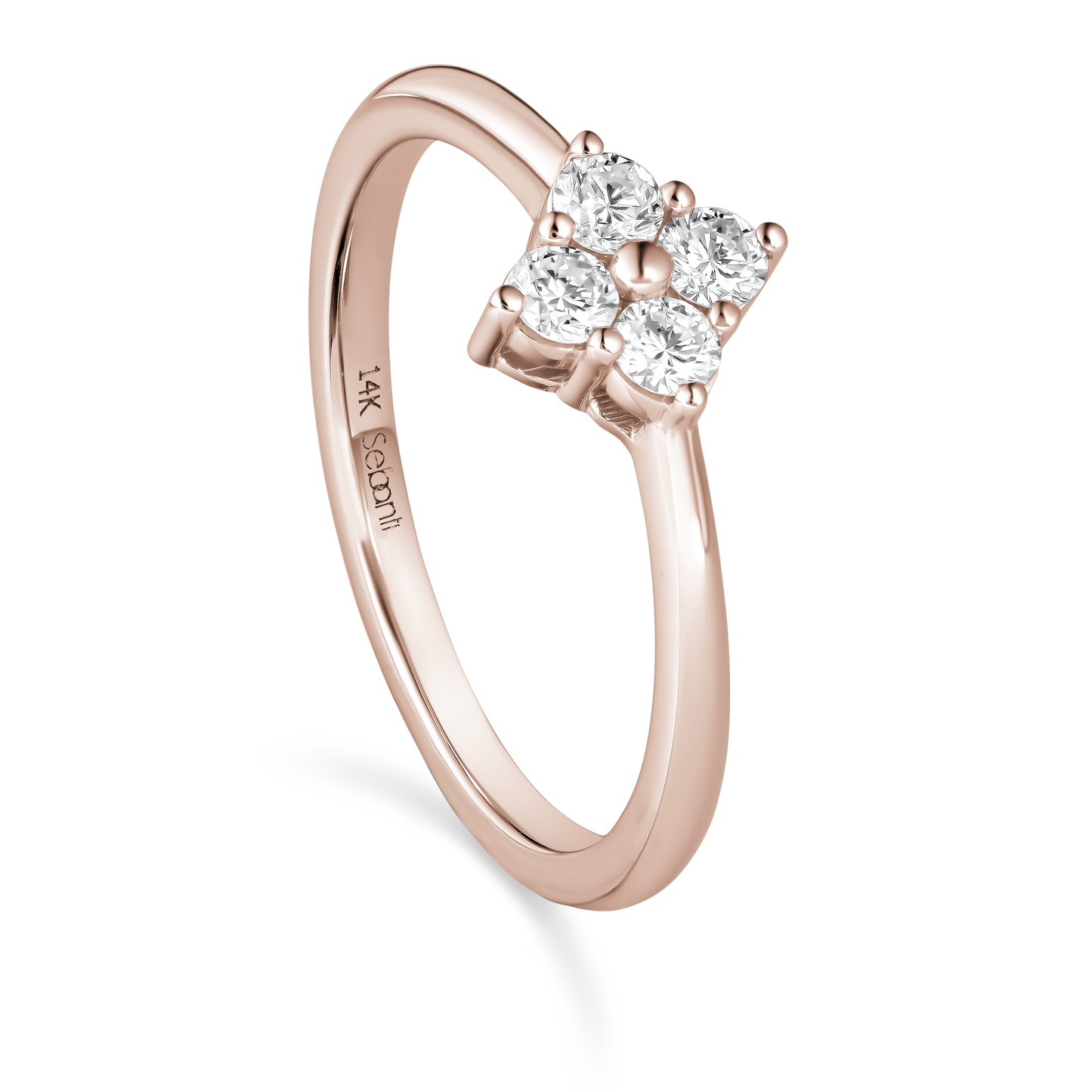 Quattro Diamond Ring