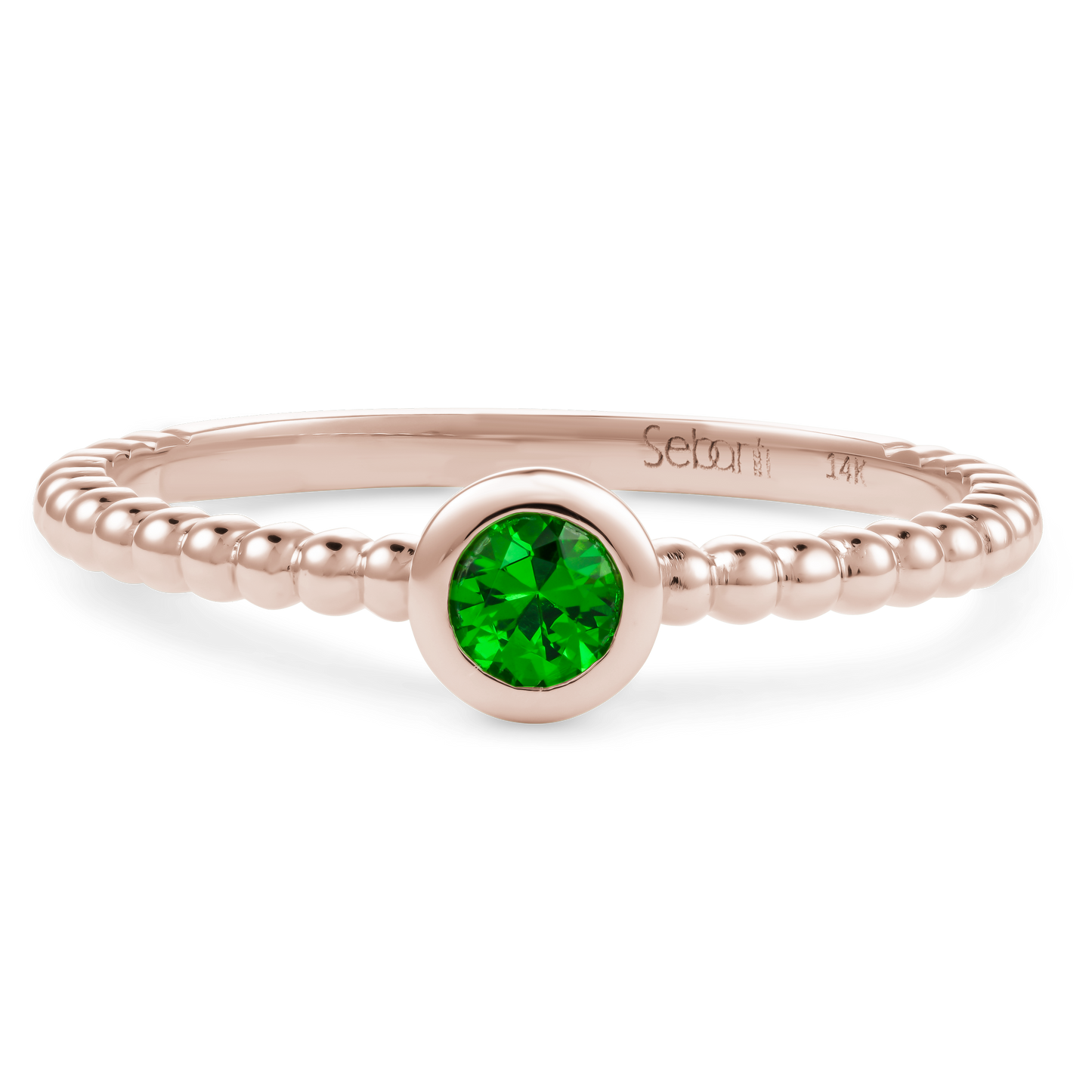 Tsavorite Stackable Ring
