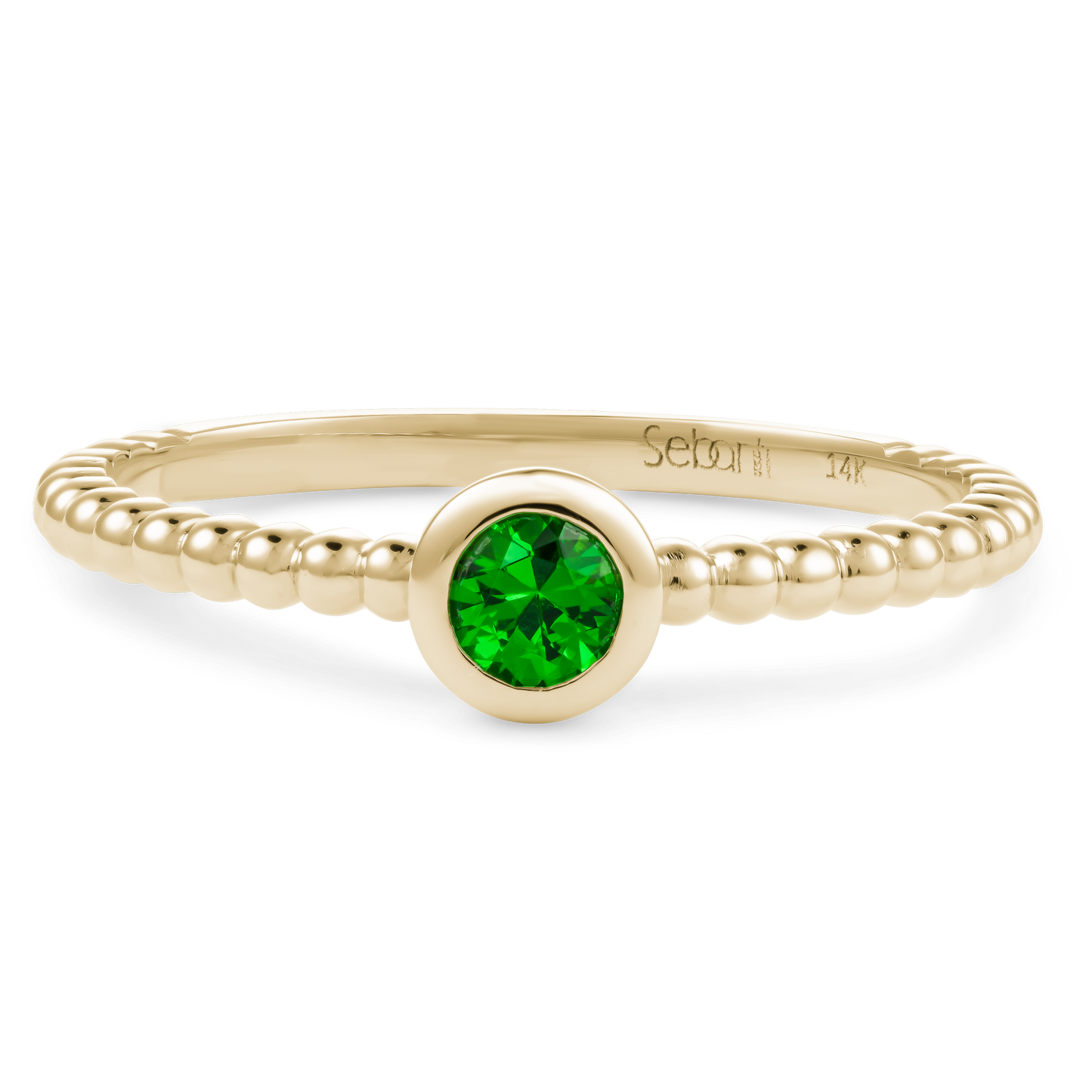 Tsavorite Stackable Ring