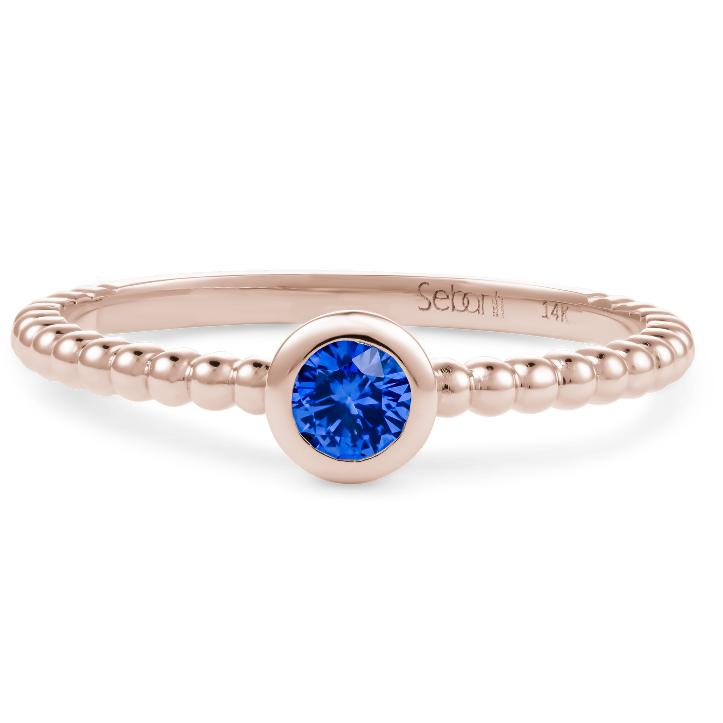 Blue Sapphire Stackable Ring
