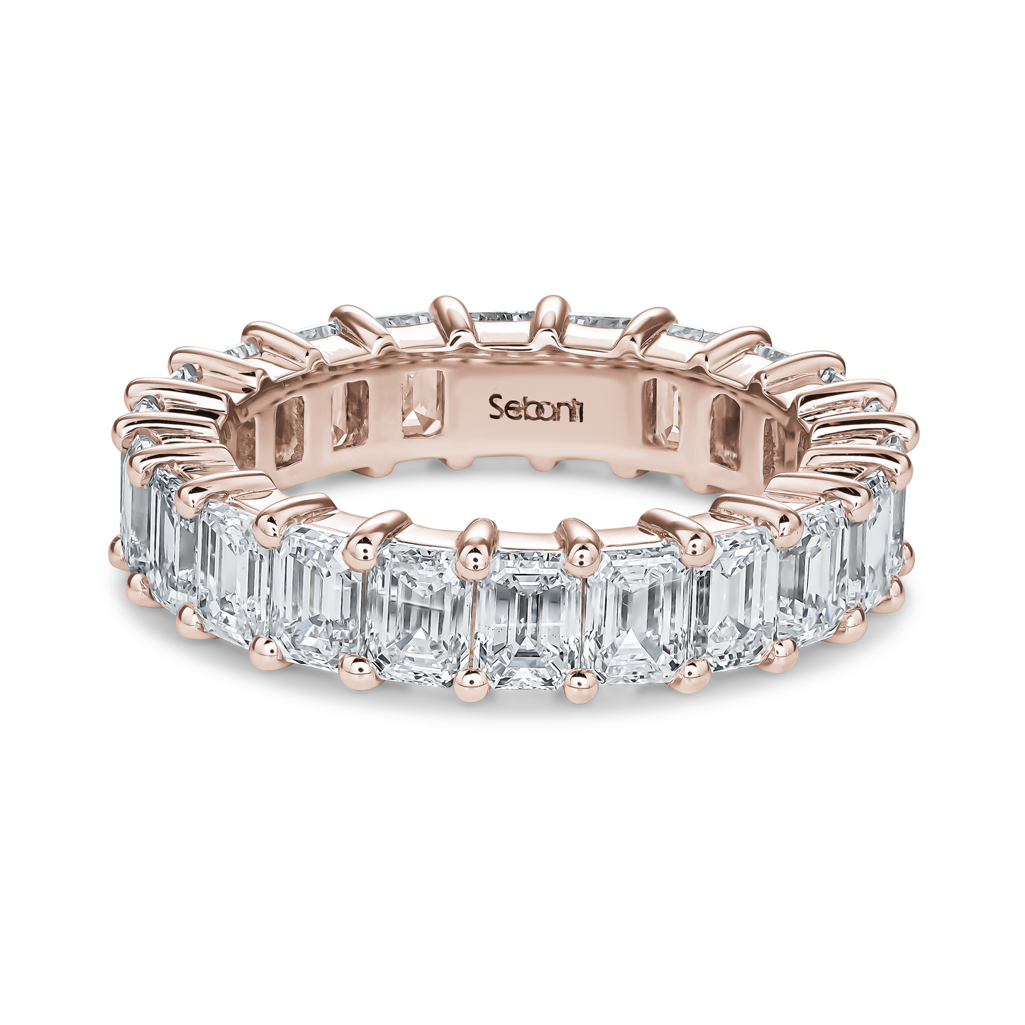 Emerald Cut Diamond Eternity Ring