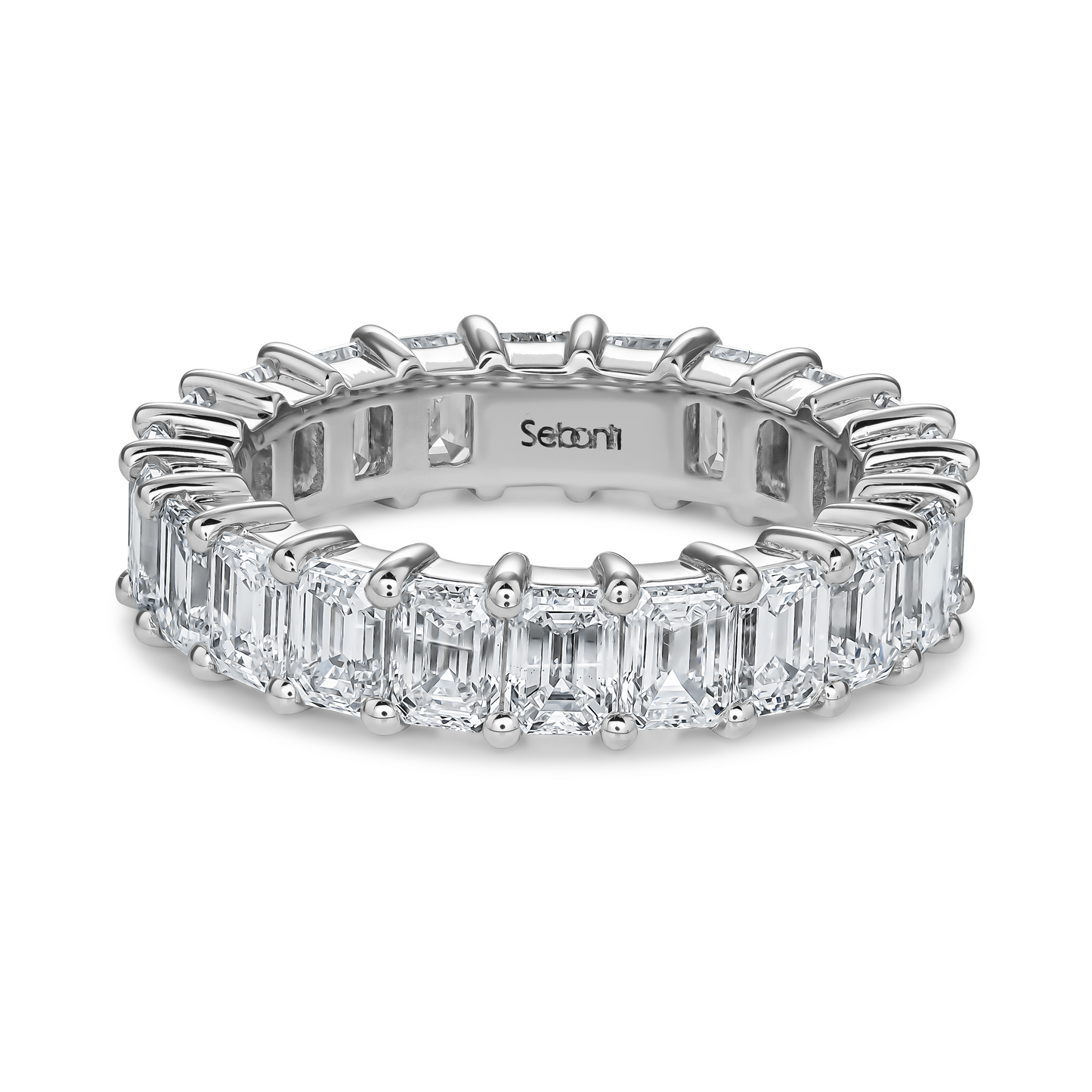 Emerald Cut Diamond Eternity Ring