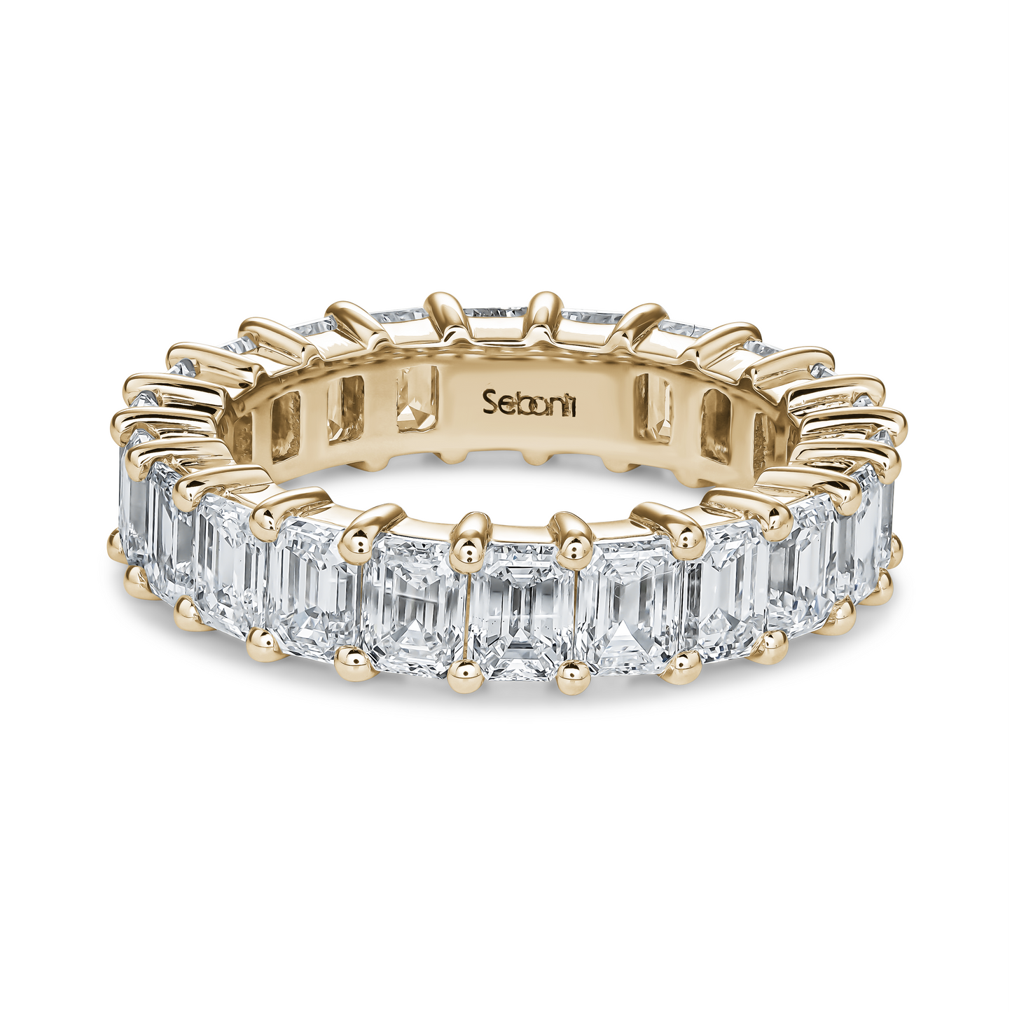 Emerald Cut Diamond Eternity Ring