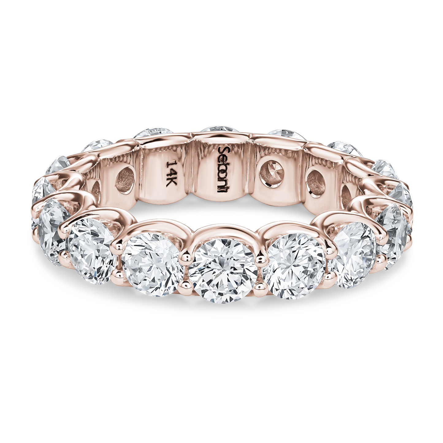 Round Cut Diamond Eternity Band (large)