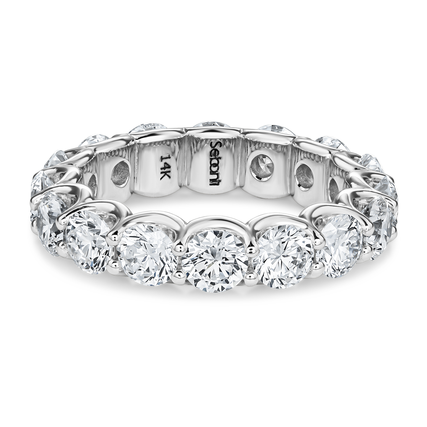 Round Cut Diamond Eternity Band (large)