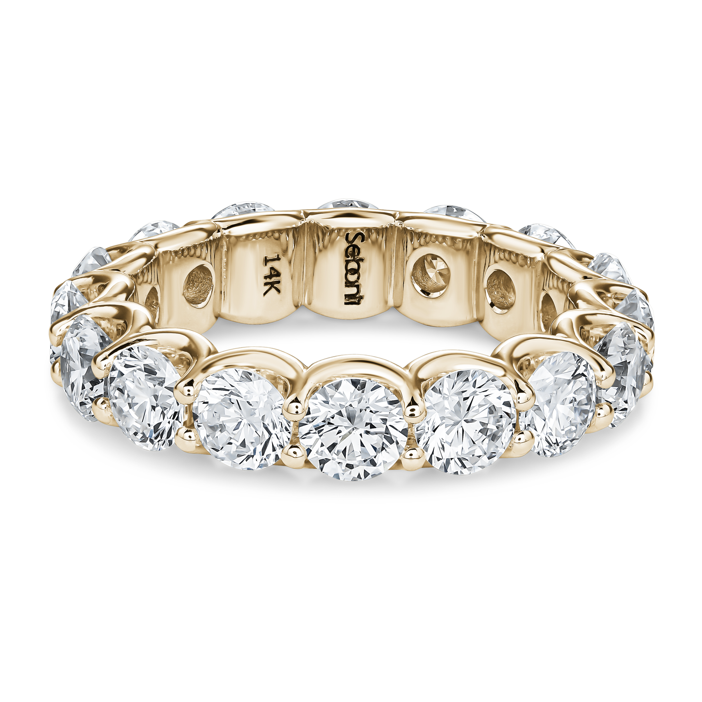 Round Cut Diamond Eternity Band (large)