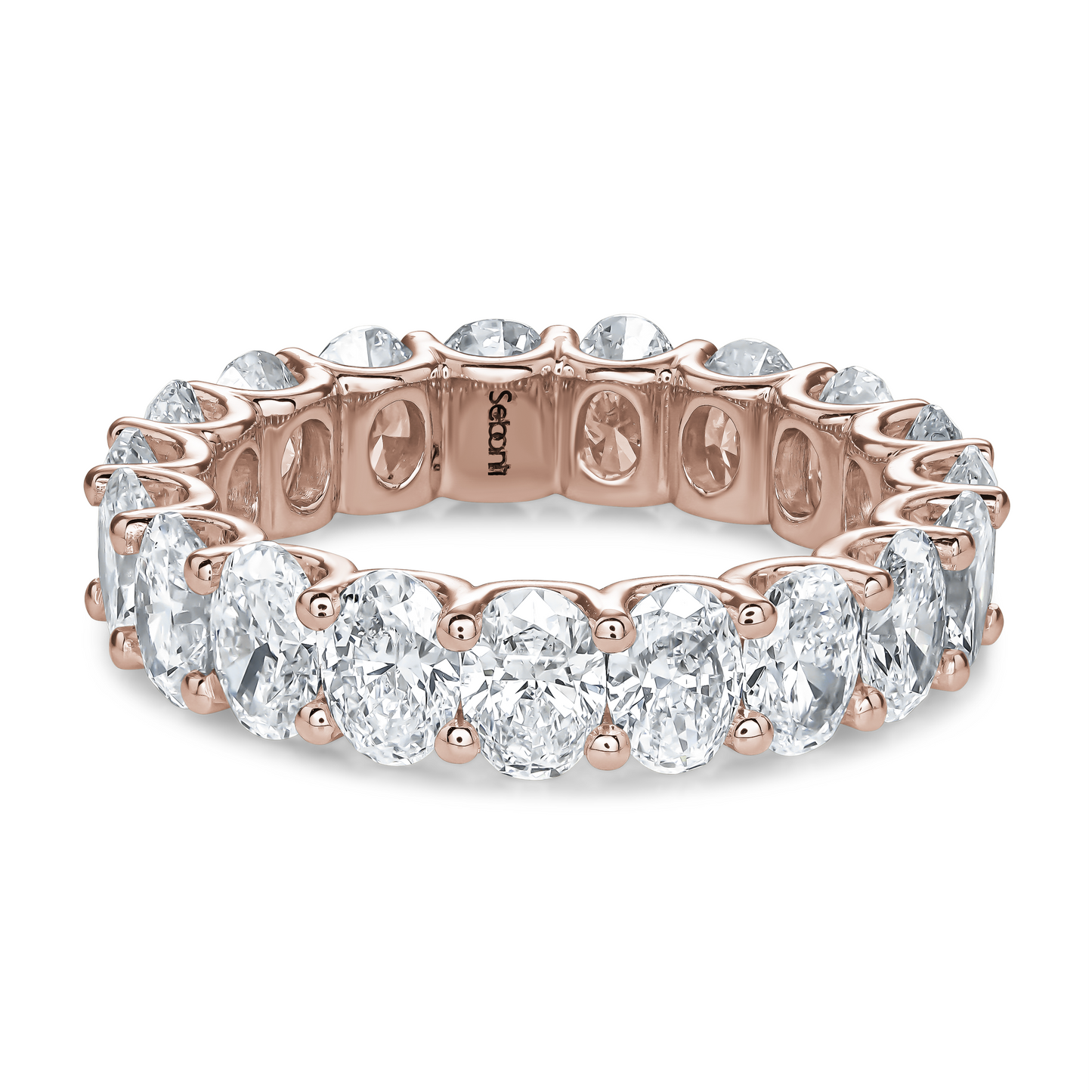 Oval Cut Diamond Eternity Band