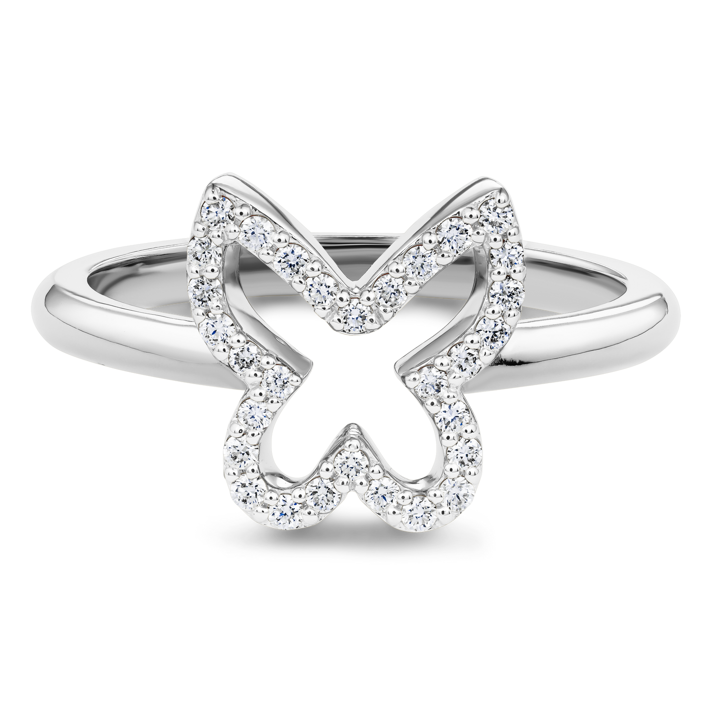 Butterfly Shape Diamond Ring