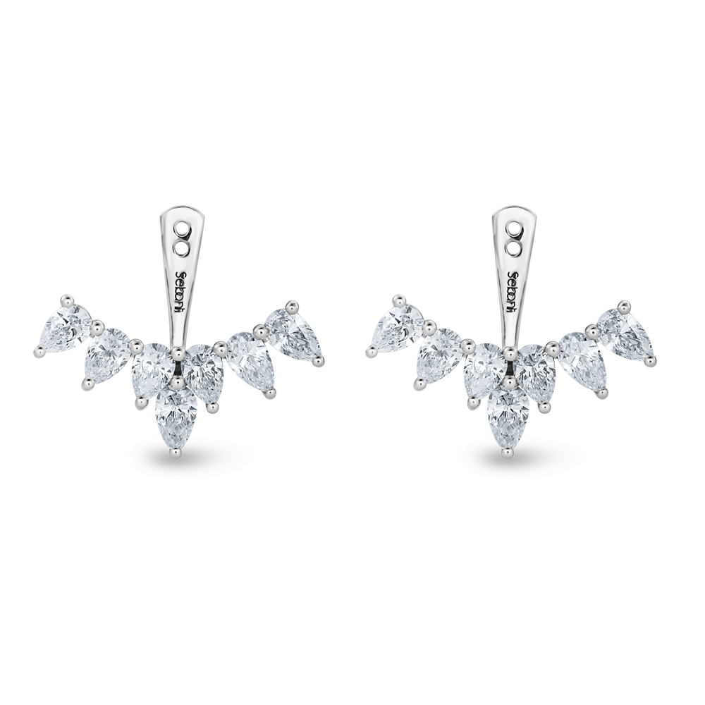 Diamond Jacket Earrings