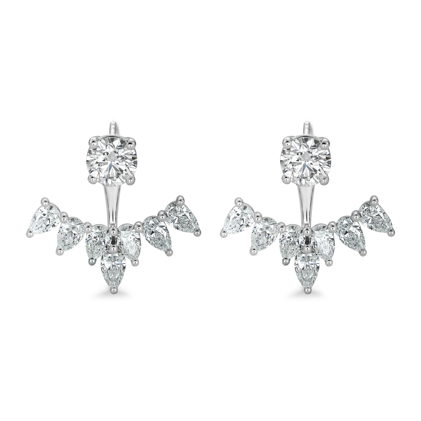 Diamond Jacket Earrings