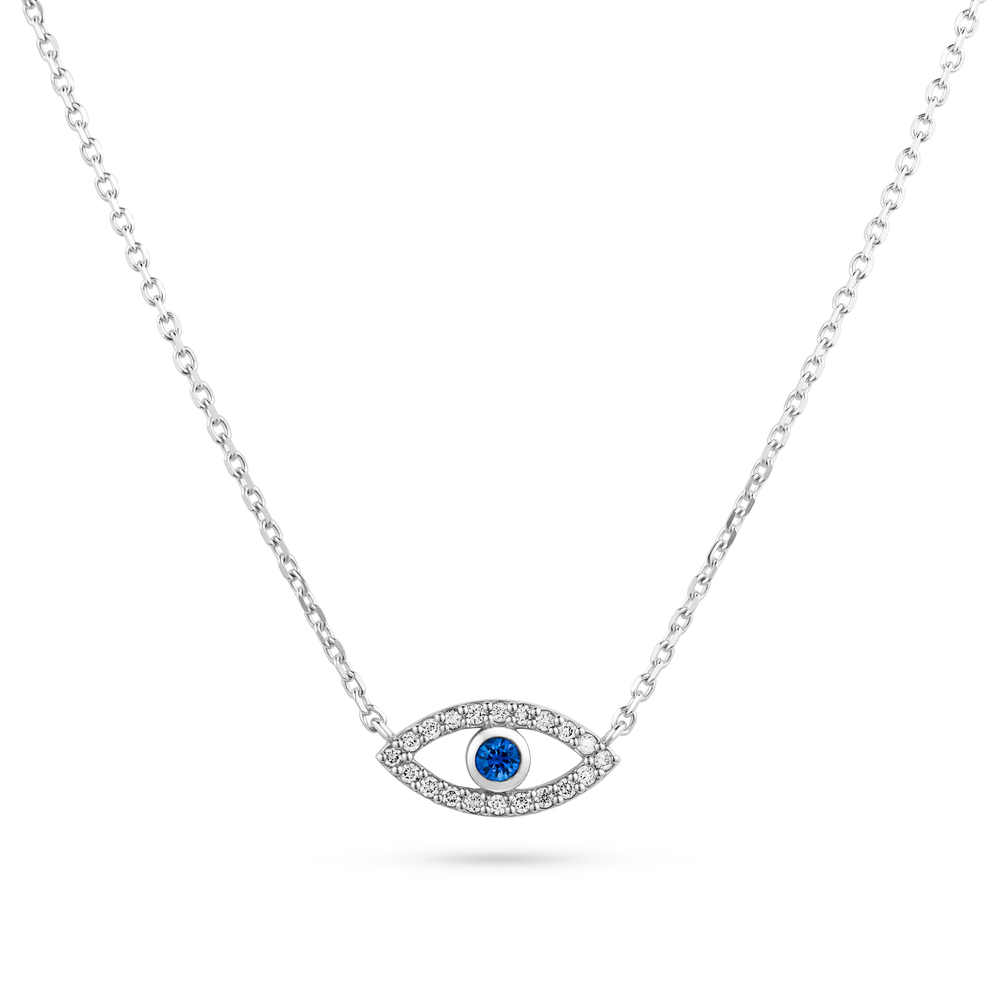 Evil Eye Diamond Necklace