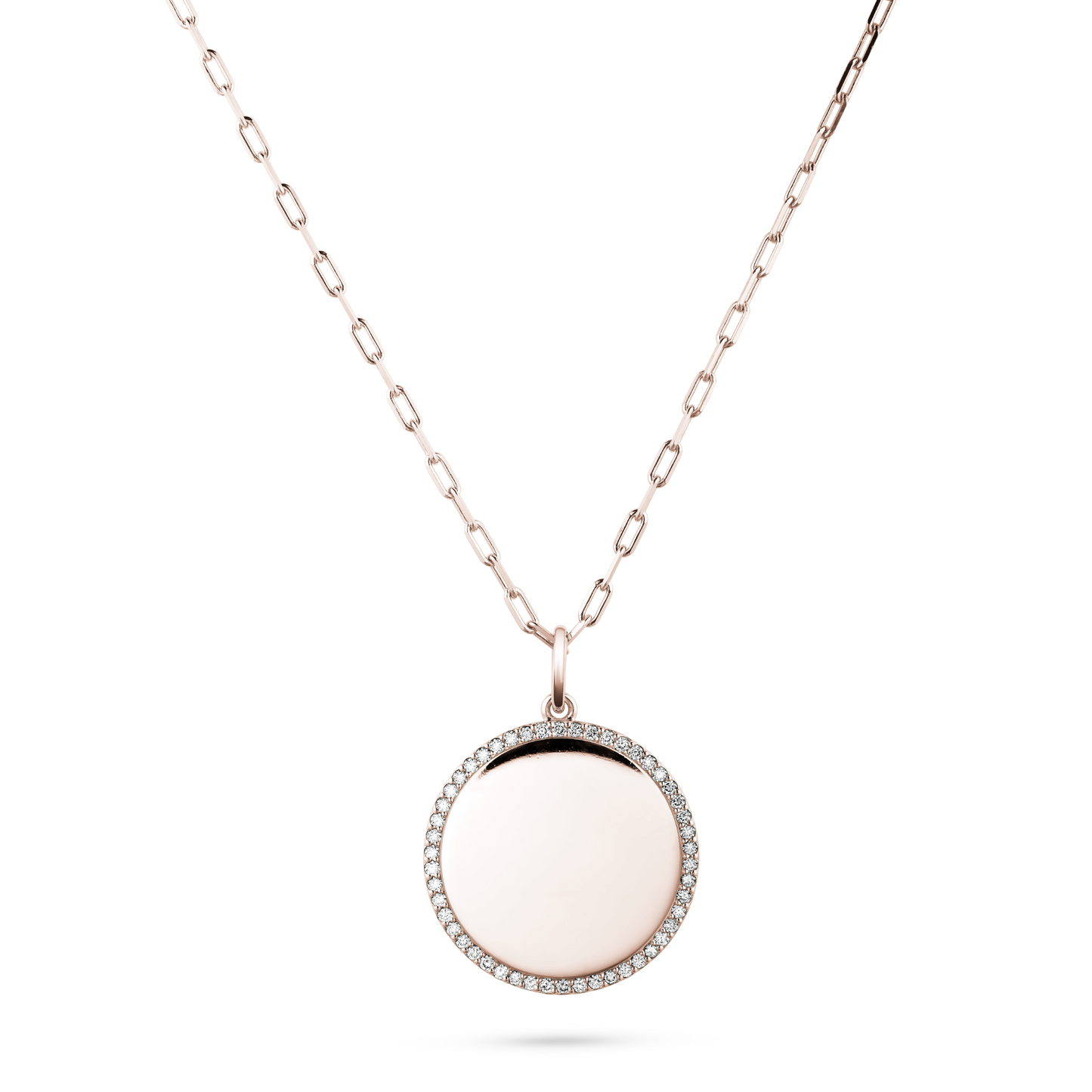 
                  
                    Diamond Medallion Personalized Pendant
                  
                