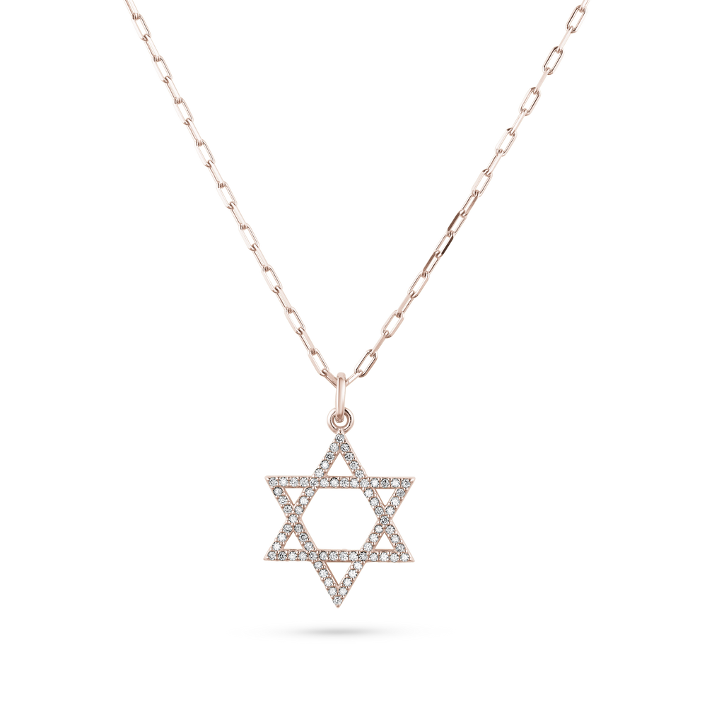 
                  
                    Star Of David Diamond Pendant
                  
                