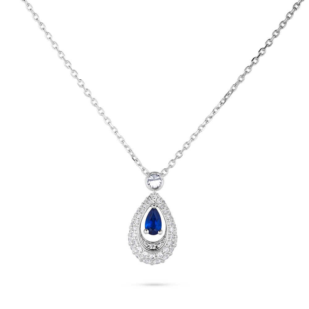 Pear Shape Diamond Pendant Necklace