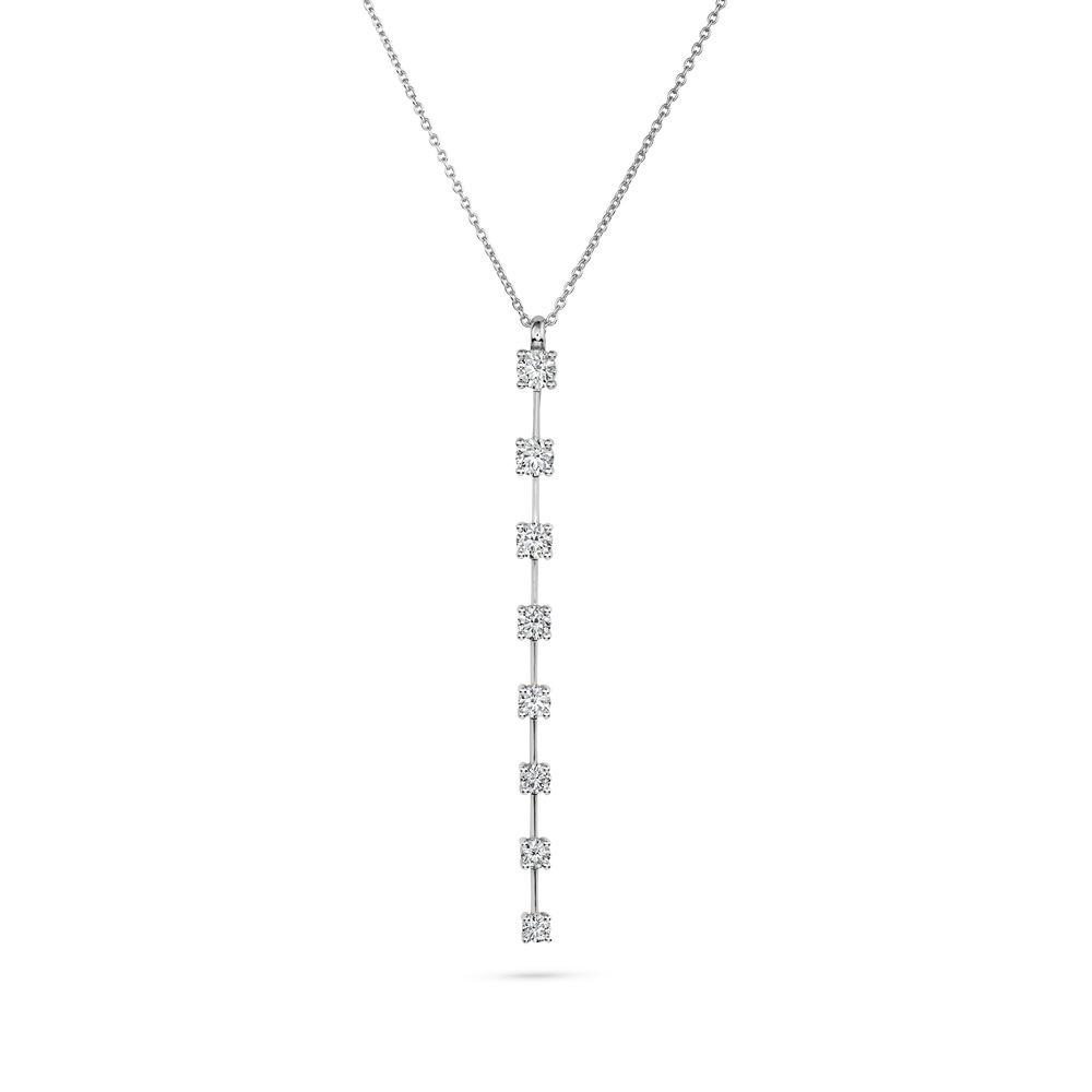 Eight-Stone Lariat Necklace