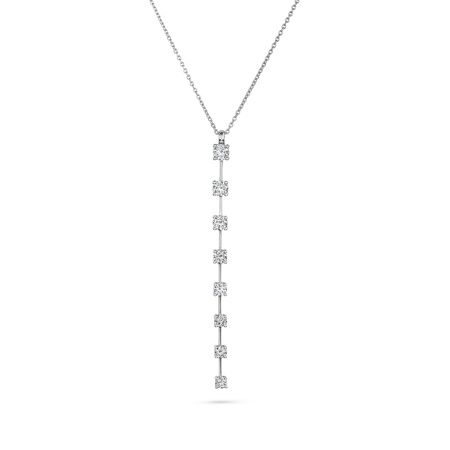 Eight-Stone Lariat Necklace