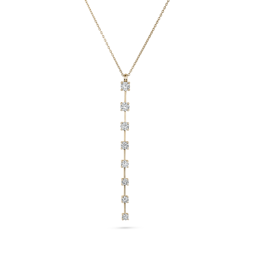 Eight-Stone Lariat Necklace