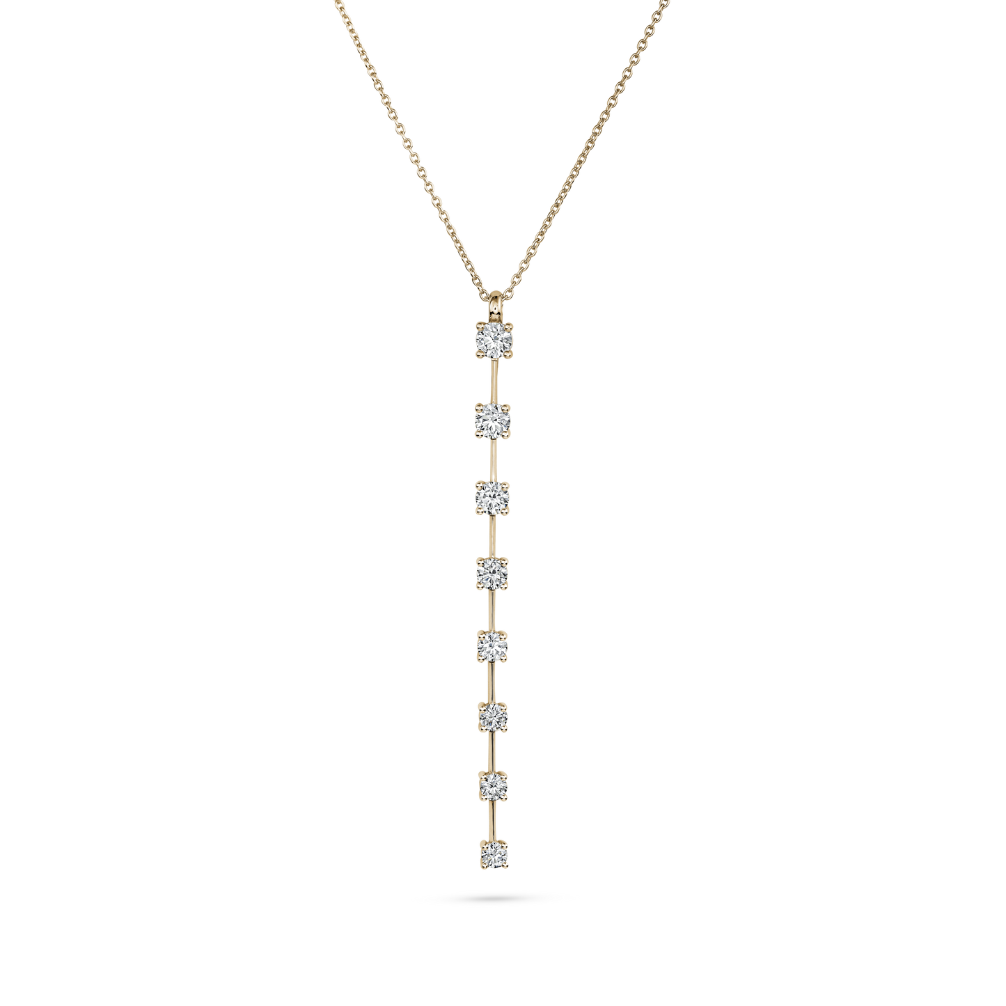 Eight-Stone Lariat Necklace