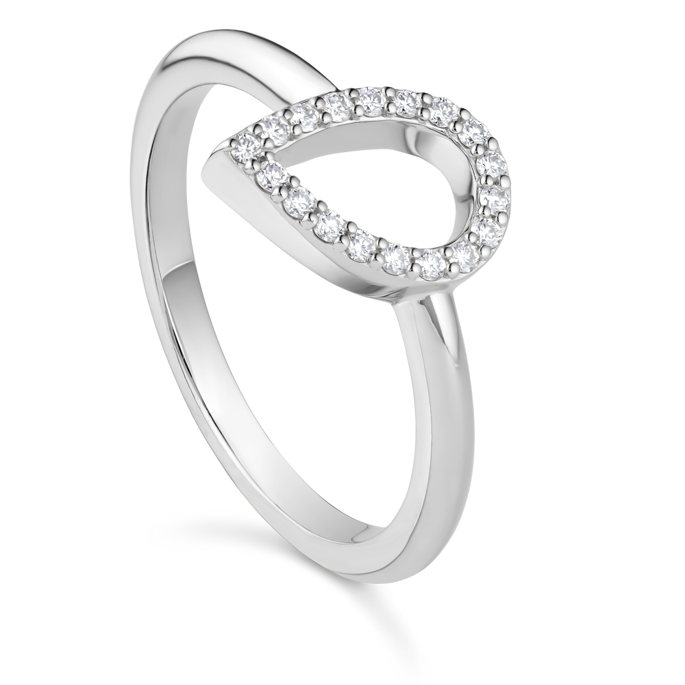 
                  
                    Tear Drop Diamond Ring
                  
                