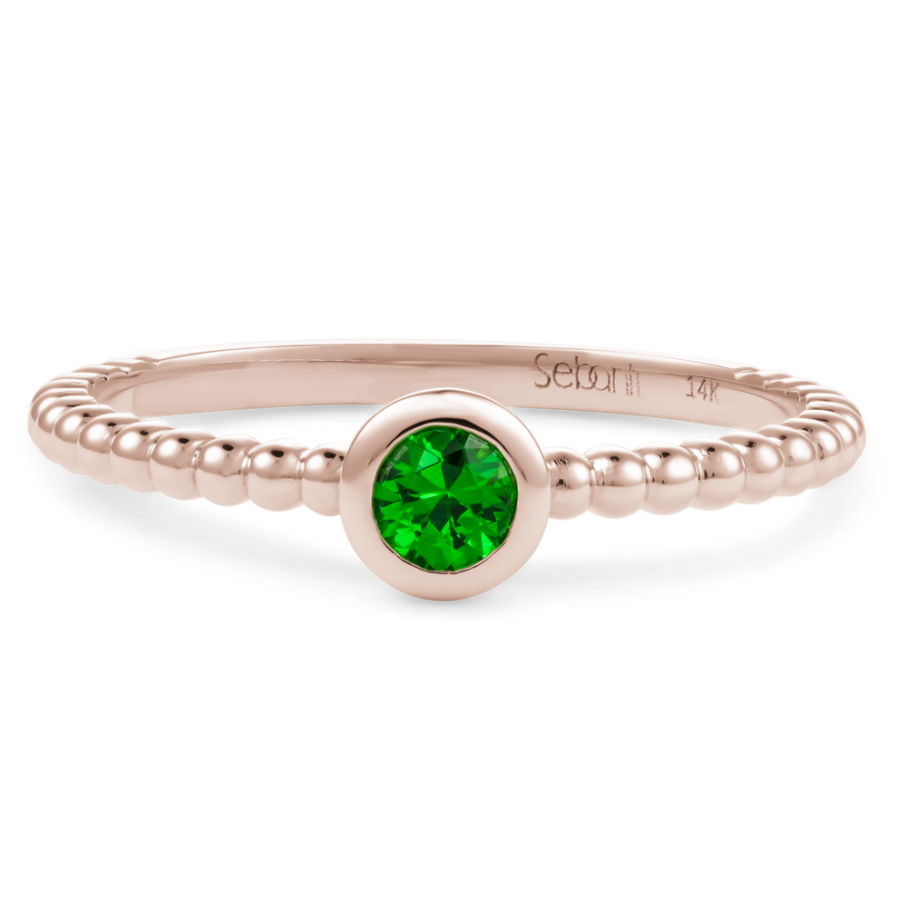 
                  
                    Bague Empilable en Tsavourite
                  
                