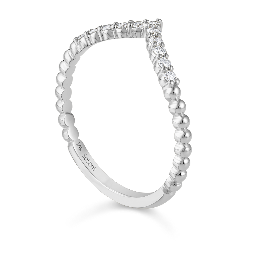 
                  
                    V Shaped Diamond Ring
                  
                