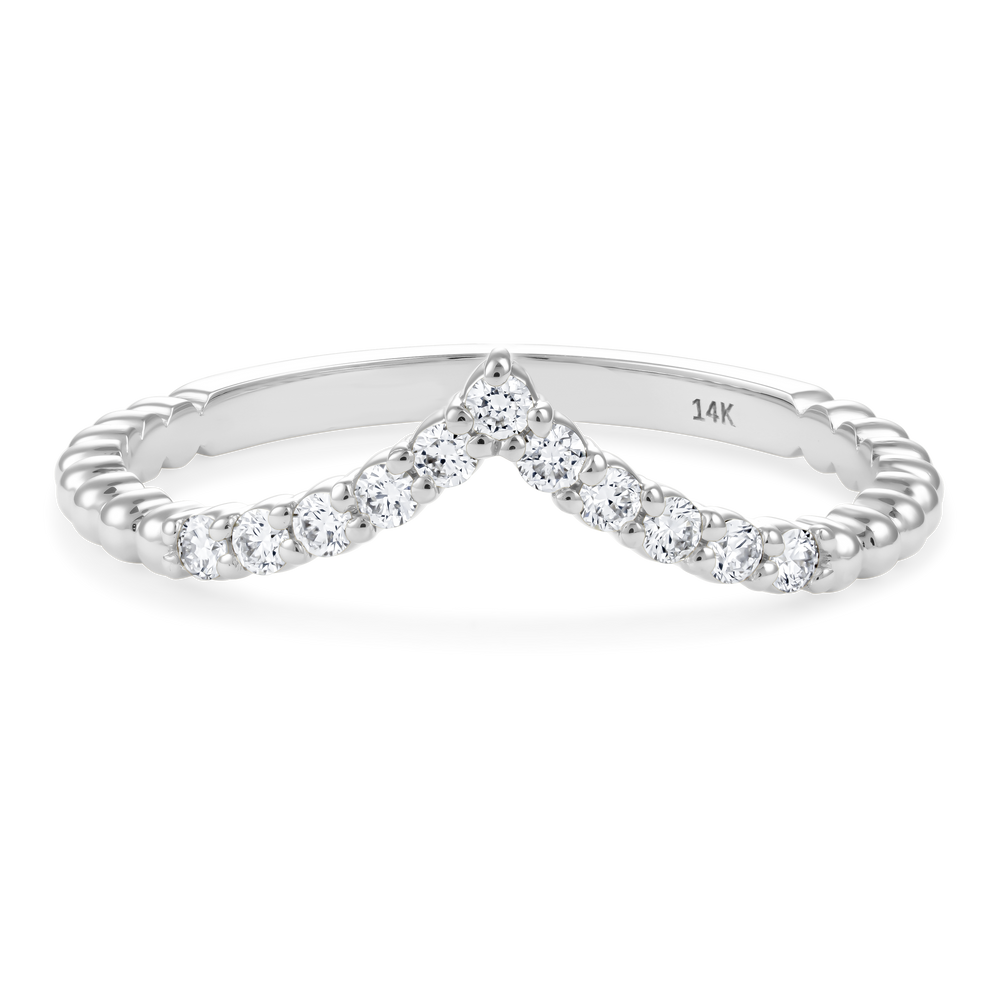 
                  
                    V Shaped Diamond Ring
                  
                