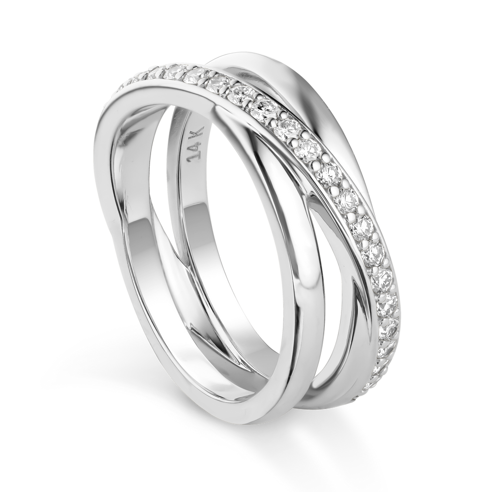 
                  
                    Layered Diamond Ring
                  
                
