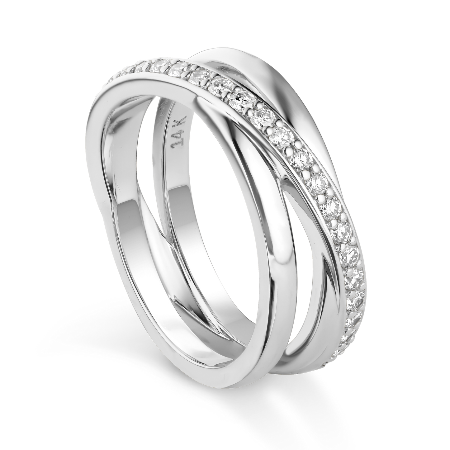 
                  
                    Layered Diamond Ring
                  
                