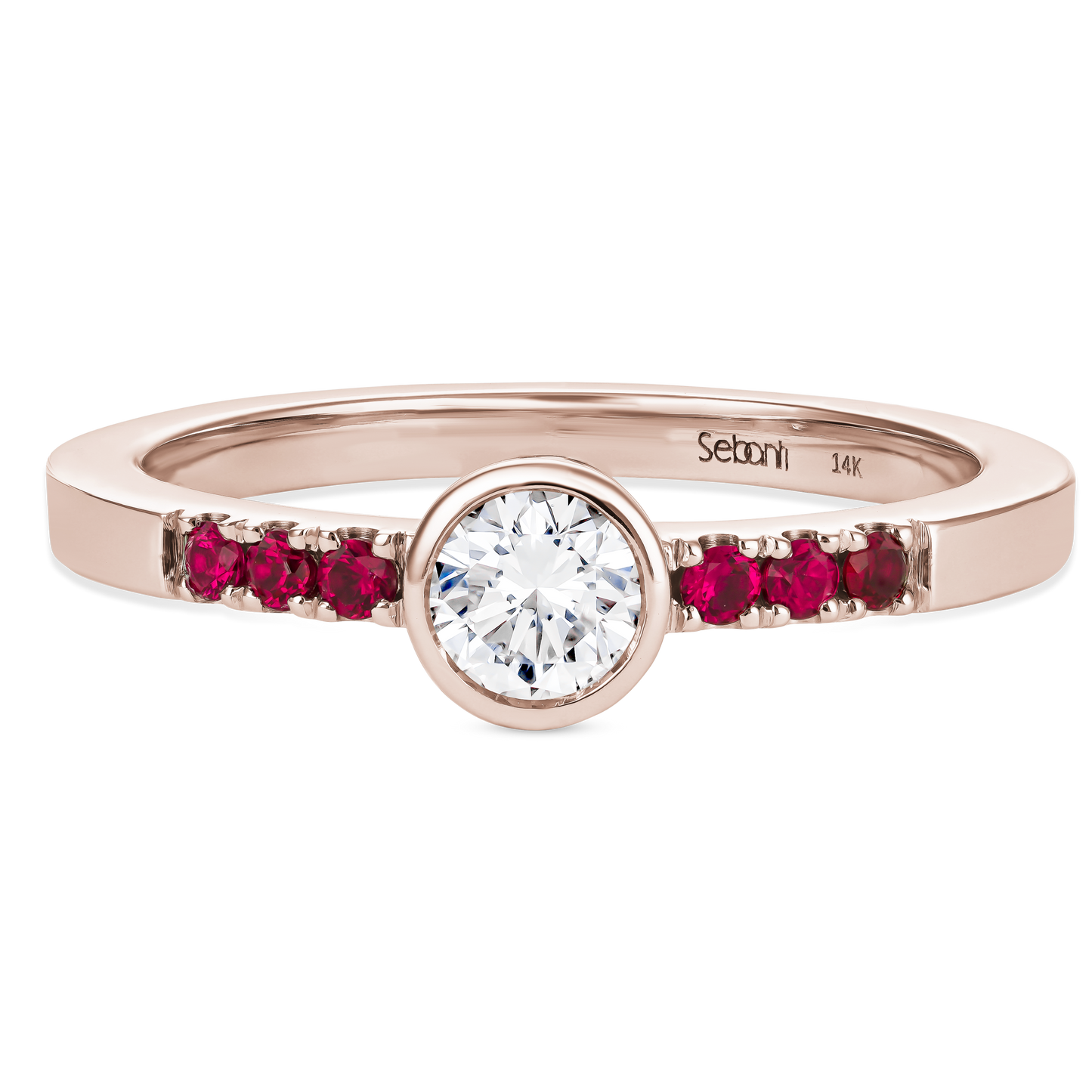 
                  
                    Diamond Bezel Ring with Ruby
                  
                