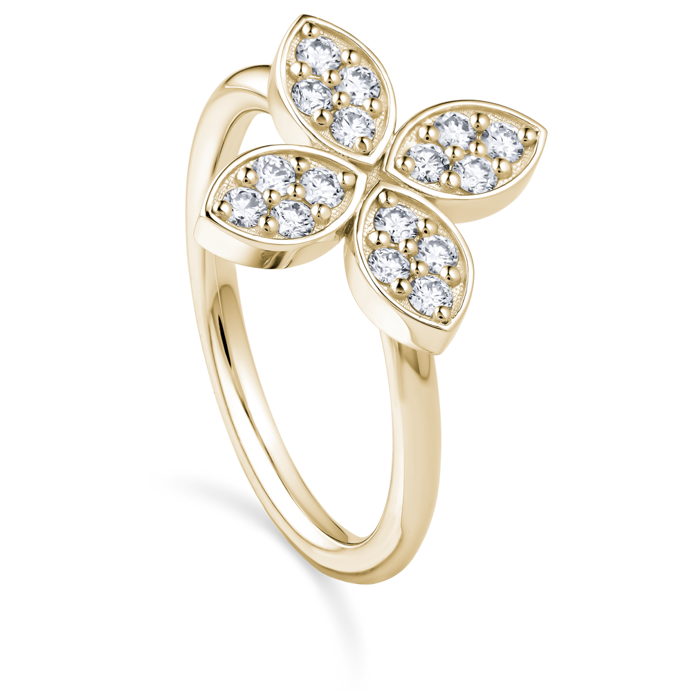 
                  
                    Floral Diamond Ring
                  
                