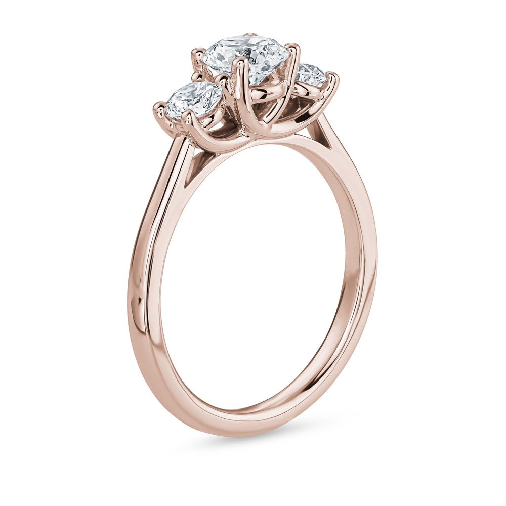 
                  
                    Three Stones Round Diamond Engagement Ring
                  
                